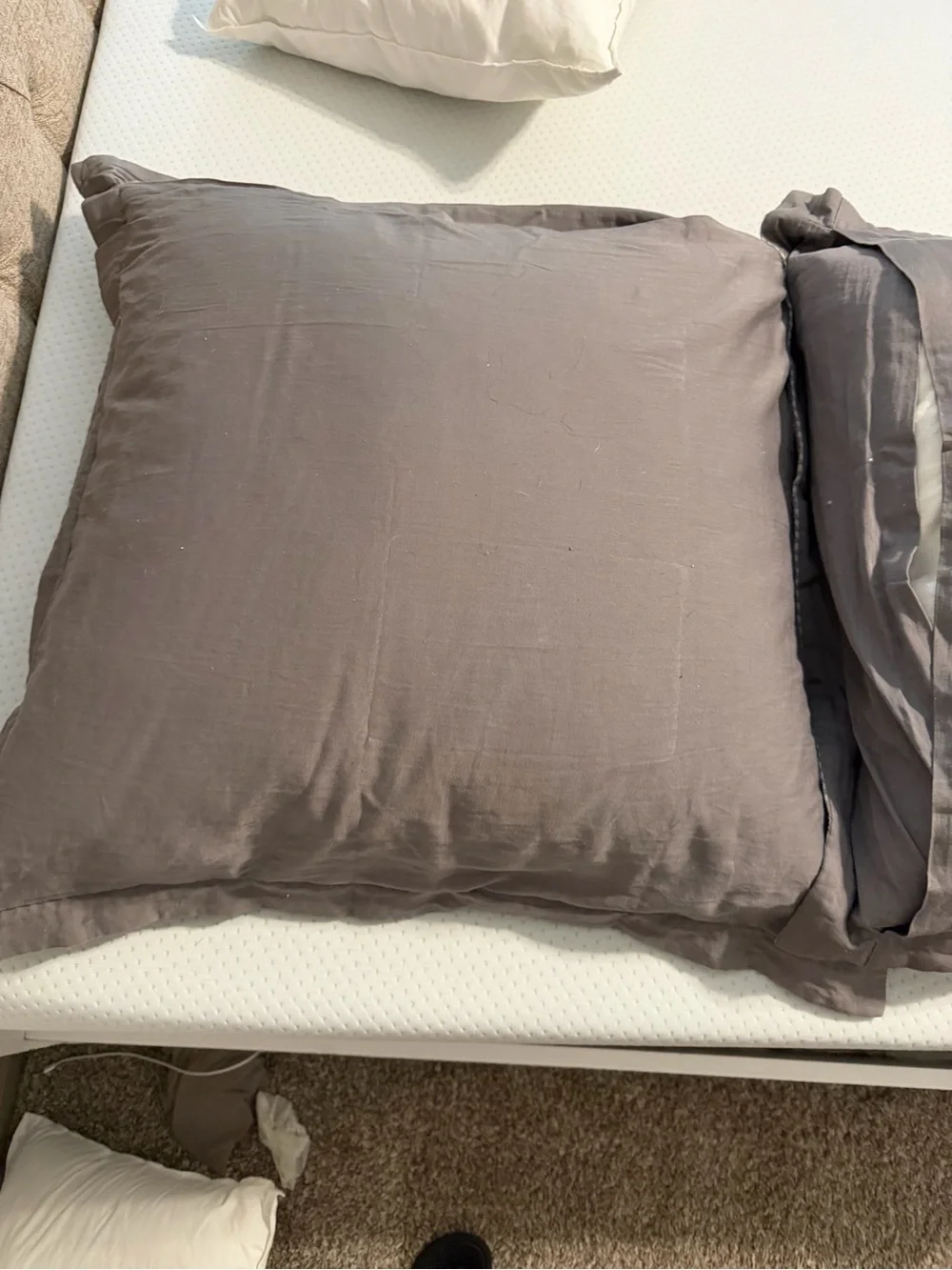 Pottery Barn Honeycomb Quilted Sham Set of 3